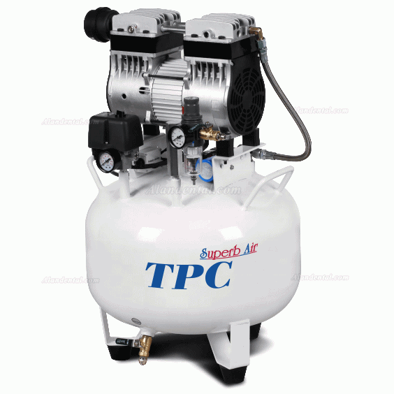 TPC DC701 Dental Oilless Air Compressor 32L